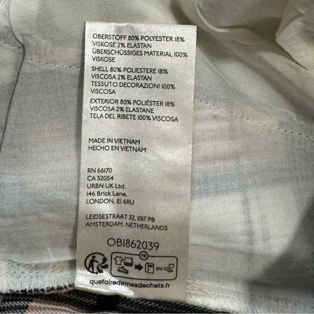Maeve Flowy Wide-Leg Trousers - Neutral Motif - Size 6 Tall (NWT!) - Picture 12 of 12